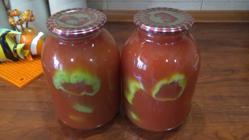 Как сделать томатный сок с болгарским перцем на зиму в домашних условиях